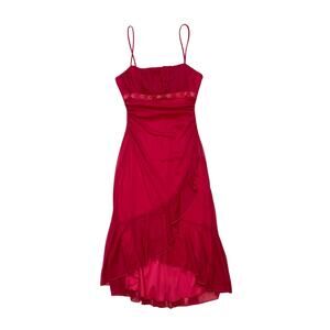 Y2k City Triangles Hot Pink Strappy Party Dress